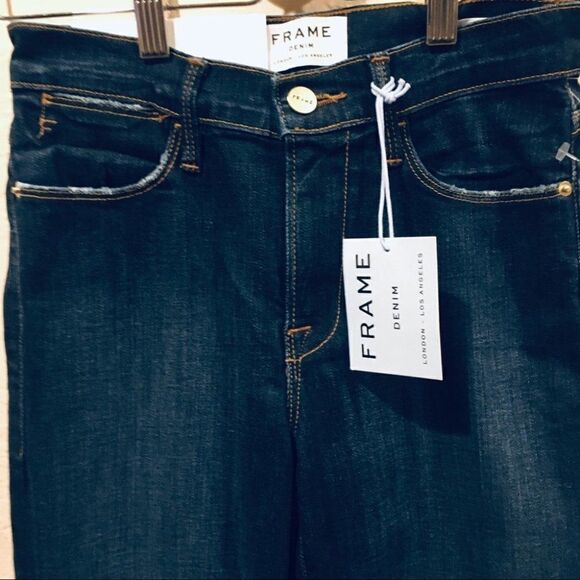 Frame Denim Le High Straight Denim Blue Jeans high waisted - Picture 4 of 4